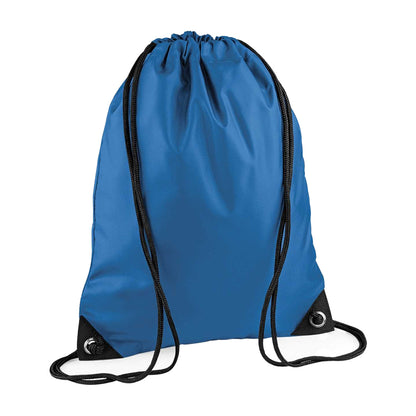 Sapphire Blue - Front - Bagbase Premium Drawstring Bag
