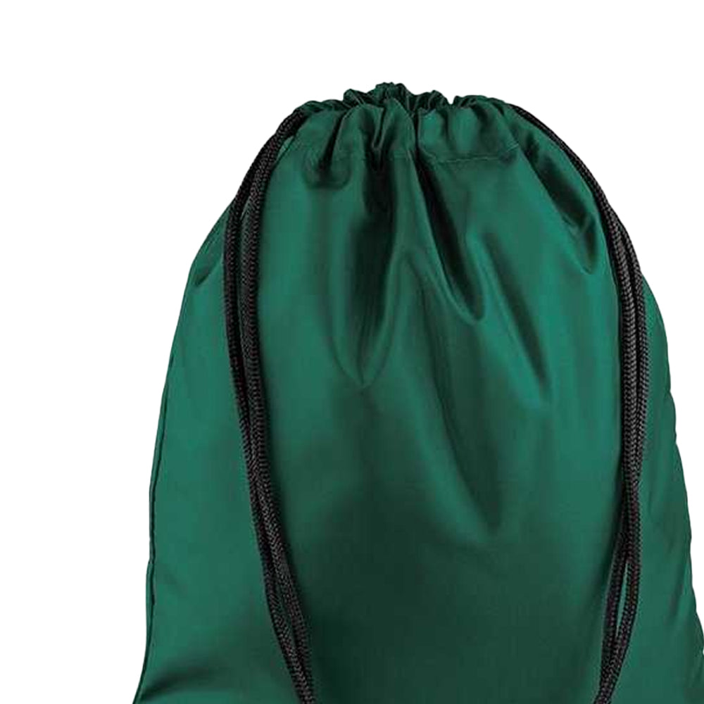 Bottle Green - Back - Bagbase Premium Drawstring Bag