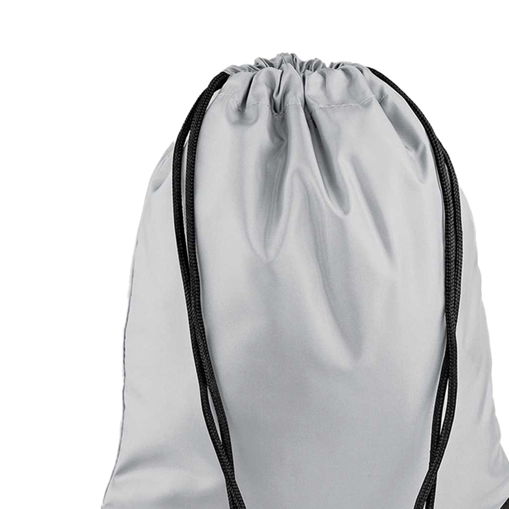 Light Grey - Back - Bagbase Premium Drawstring Bag