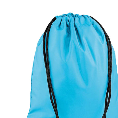 Surf Blue - Back - Bagbase Premium Drawstring Bag