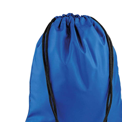 Bright Royal Blue - Back - Bagbase Premium Drawstring Bag