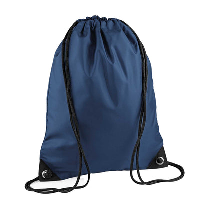 French Navy - Back - Bagbase Premium Drawstring Bag