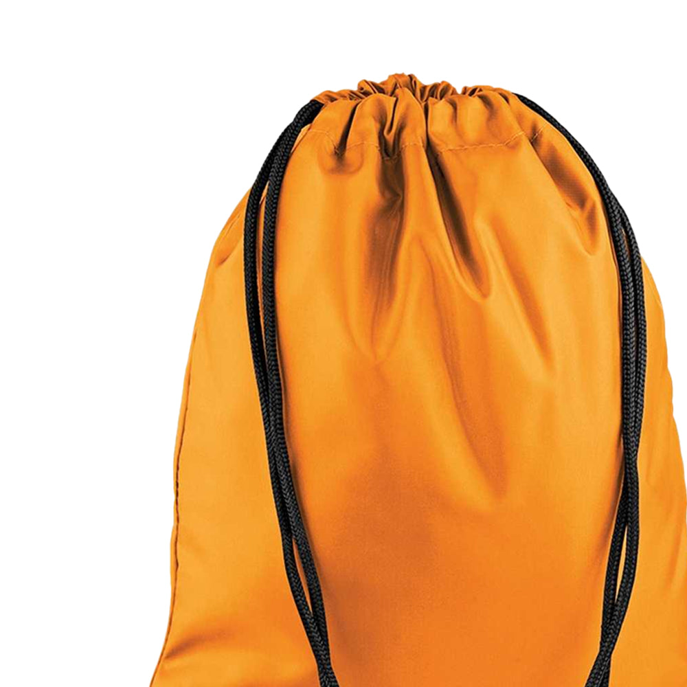 Orange - Back - Bagbase Premium Drawstring Bag