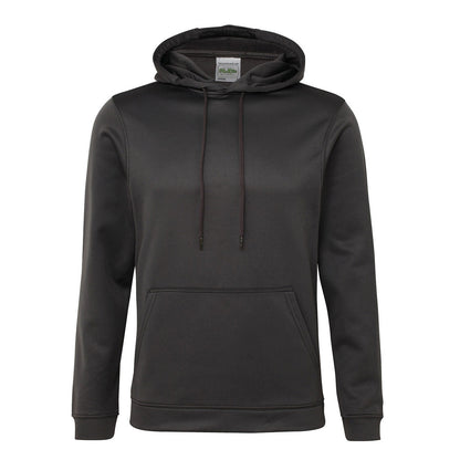 Steel Grey - Front - Awdis Unisex Adult Polyester Sports Hoodie