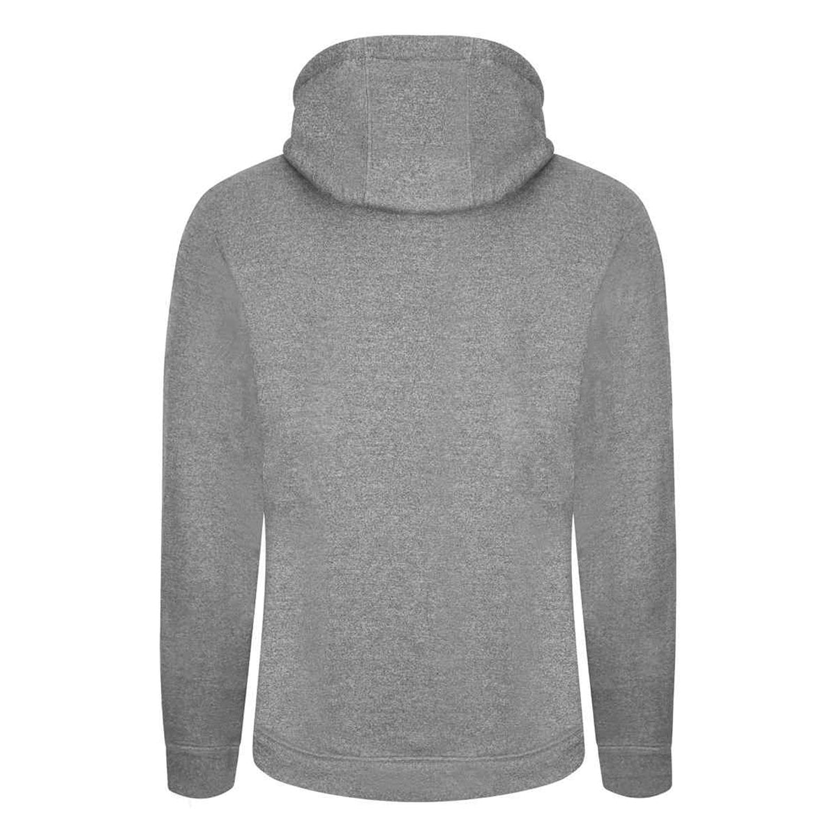 Grey Melange - Back - Awdis Unisex Adult Polyester Sports Hoodie