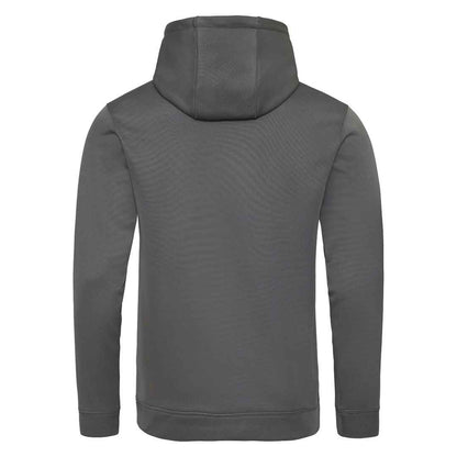Steel Grey - Back - Awdis Unisex Adult Polyester Sports Hoodie