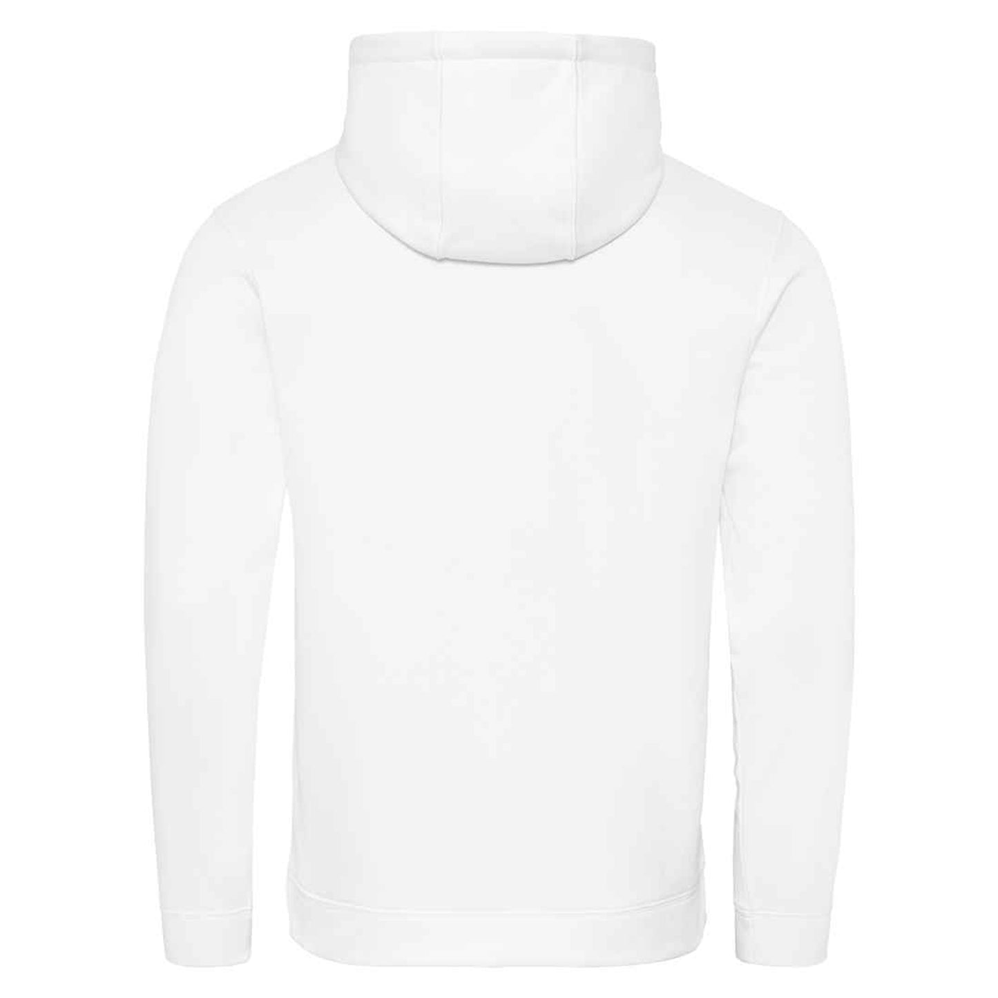 Arctic White - Back - Awdis Unisex Adult Polyester Sports Hoodie