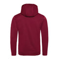 Burgundy - Back - Awdis Unisex Adult Polyester Sports Hoodie