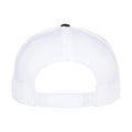Black-White - Back - Flexfit Unisex Adult Two Tone 5 Panel Trucker Cap