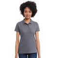 Convoy Grey - Back - Russell Unisex Adult Classic Polycotton Polo Shirt
