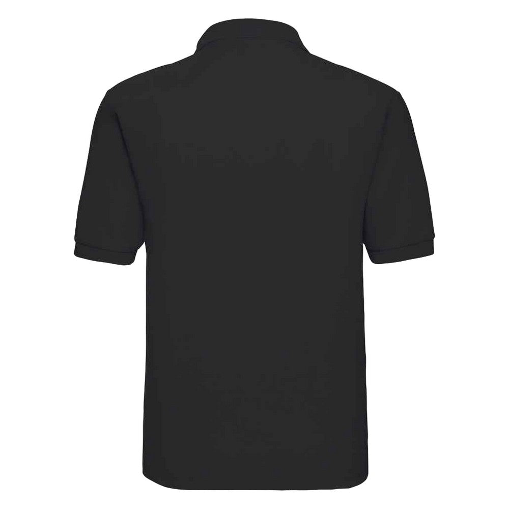 Black - Back - Russell Unisex Adult Classic Polycotton Polo Shirt