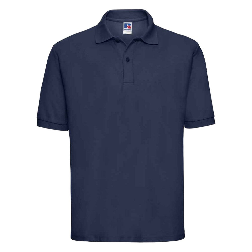 French Navy - Front - Russell Unisex Adult Classic Polycotton Polo Shirt