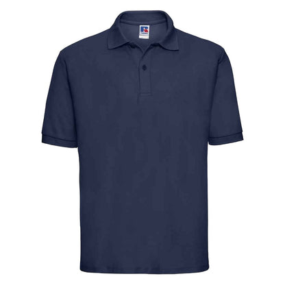 French Navy - Front - Russell Unisex Adult Classic Polycotton Polo Shirt