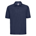 French Navy - Front - Russell Unisex Adult Classic Polycotton Polo Shirt