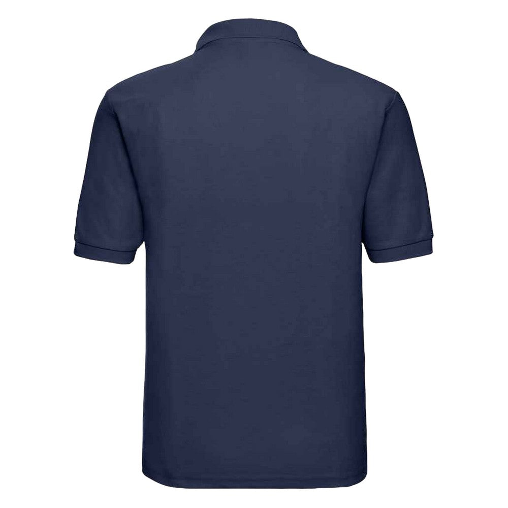 French Navy - Back - Russell Unisex Adult Classic Polycotton Polo Shirt