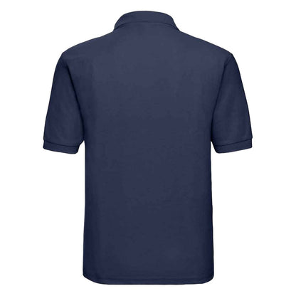 French Navy - Back - Russell Unisex Adult Classic Polycotton Polo Shirt