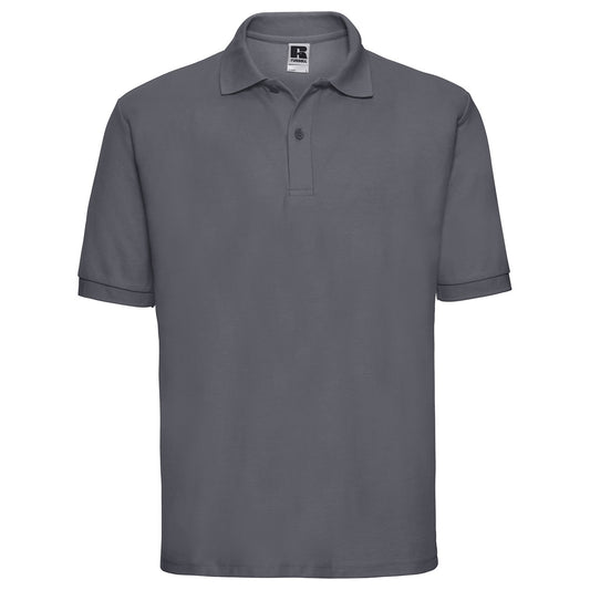 Convoy Grey - Front - Russell Unisex Adult Classic Polycotton Polo Shirt