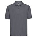 Convoy Grey - Front - Russell Unisex Adult Classic Polycotton Polo Shirt