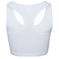 Arctic White - Back - AWDis Cool Womens-Ladies Girlie Cool Sports Crop Top
