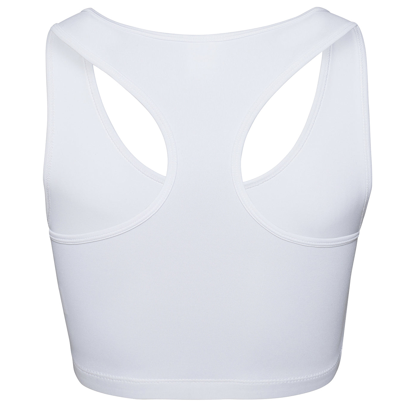 Arctic White - Back - AWDis Cool Womens-Ladies Girlie Cool Sports Crop Top