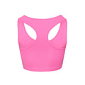Electric Pink - Back - AWDis Cool Womens-Ladies Girlie Cool Sports Crop Top
