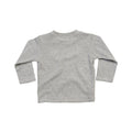 Heather Grey - Back - Babybugz Baby Long-Sleeved T-Shirt