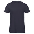 Chic Navy - Front - B&C Mens Inspire Slub Organic T-Shirt