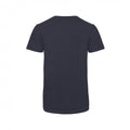 Chic Navy - Back - B&C Mens Inspire Slub Organic T-Shirt