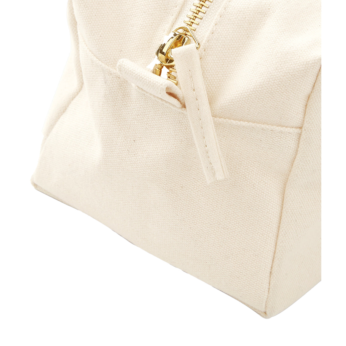 Natural - Back - Westford Mill Canvas Toiletry Bag