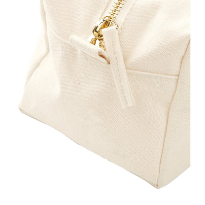 Natural - Back - Westford Mill Canvas Toiletry Bag