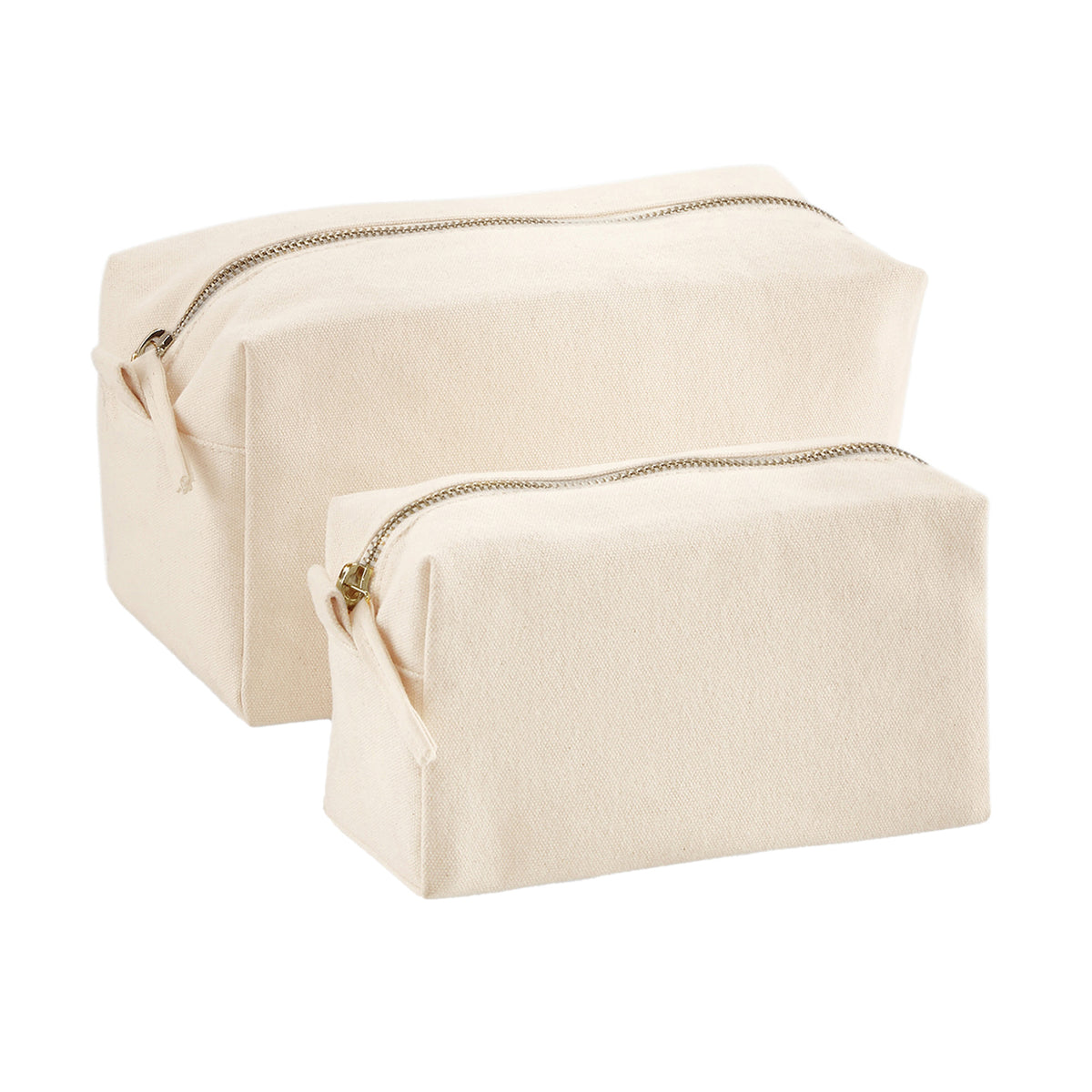 Natural - Front - Westford Mill Canvas Toiletry Bag