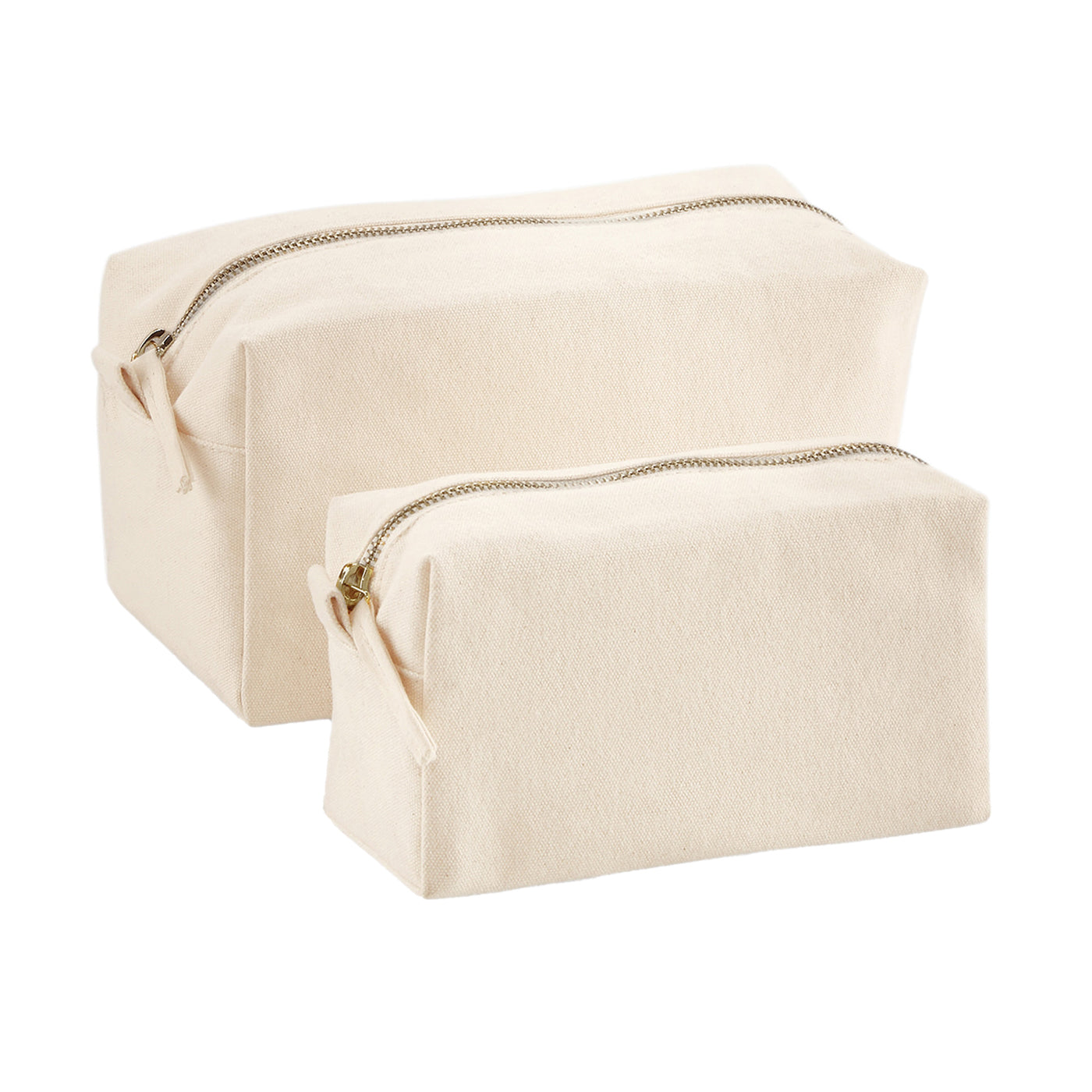 Natural - Front - Westford Mill Canvas Toiletry Bag