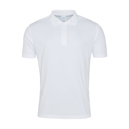 Arctic White - Front - AWDis Cool Unisex Adult Cool Smooth Polo Shirt