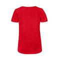 Red - Back - B&C Womens-Ladies Inspire Organic Cotton V Neck T-Shirt