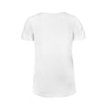 White - Back - B&C Womens-Ladies Inspire Organic Cotton V Neck T-Shirt