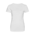 Solid White - Back - Awdis Womens-Ladies Triblend Girlie T-Shirt