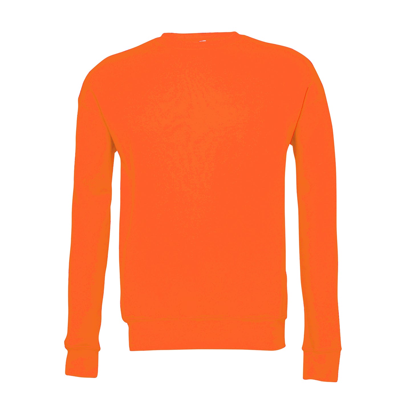 Orange - Front - Bella + Canvas Unisex Adult Drop Shoulder Fleece Top