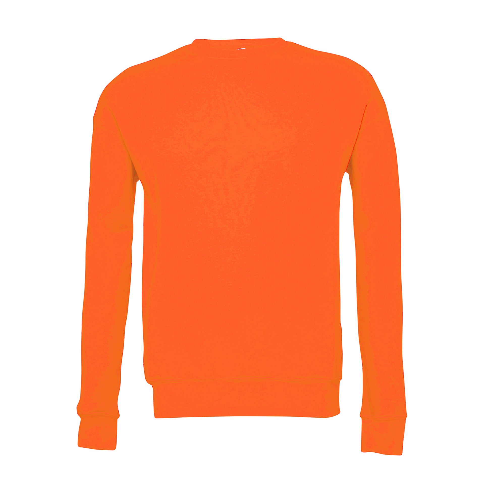 Orange - Front - Bella + Canvas Unisex Adult Drop Shoulder Fleece Top