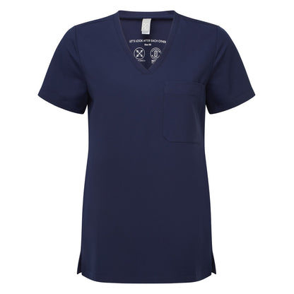 Navy - Front - Onna Womens-Ladies Limitless Onna-Stretch Work Tunic