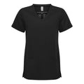 Black - Front - Onna Womens-Ladies Invincible Stretch Work Tunic