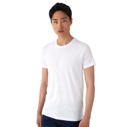White - Side - B&C Mens Sublimation T-Shirt