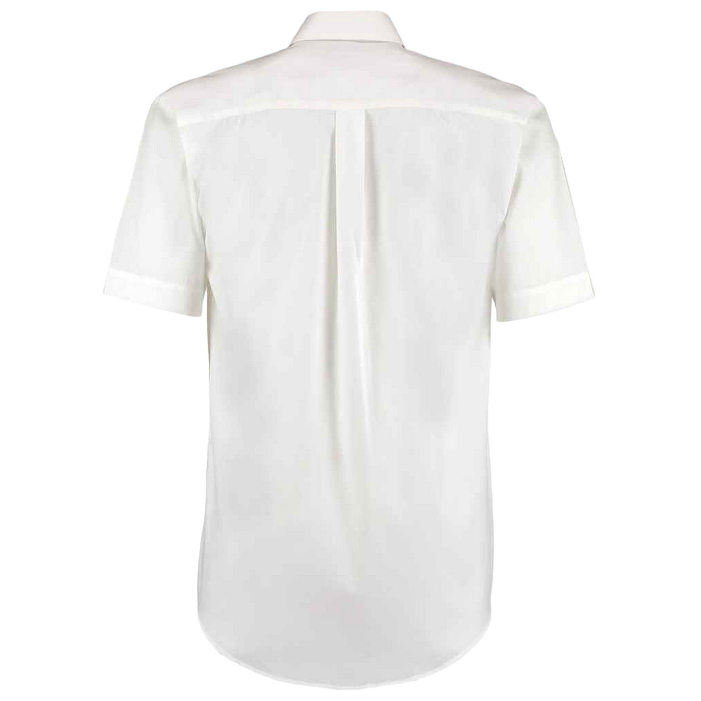 White - Back - Kustom Kit Mens Oxford Classic Short-Sleeved Shirt