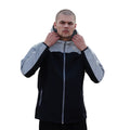 Black-Reflective - Pack Shot - Tombo Mens Performance High-Vis Jacket