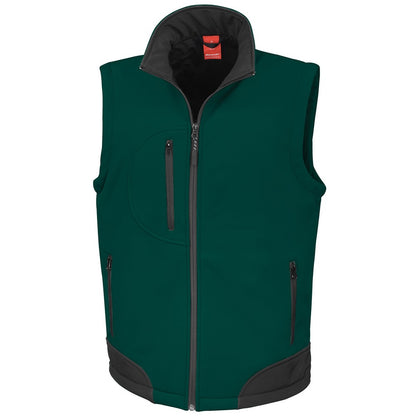 Bottle - Front - Result Mens Softshell Body Warmer