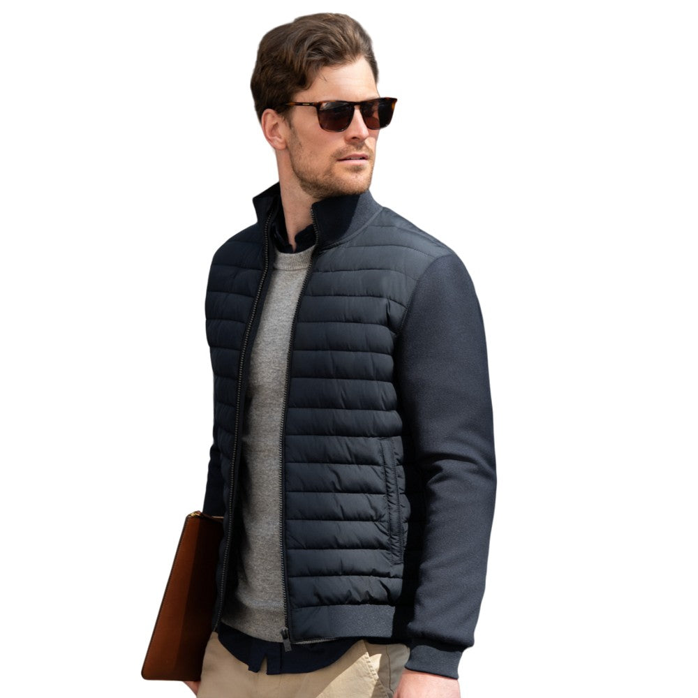 Navy - Side - Nimbus Mens Crescent Padded Jacket