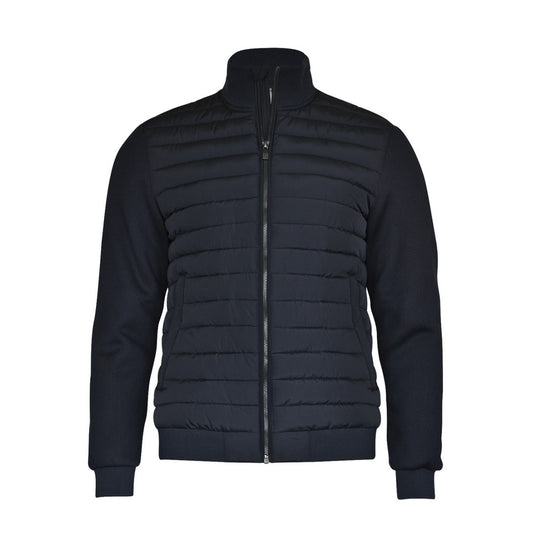 Navy - Front - Nimbus Mens Crescent Padded Jacket