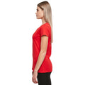 City Red - Side - Build Your Brand Womens-Ladies Basic T-Shirt