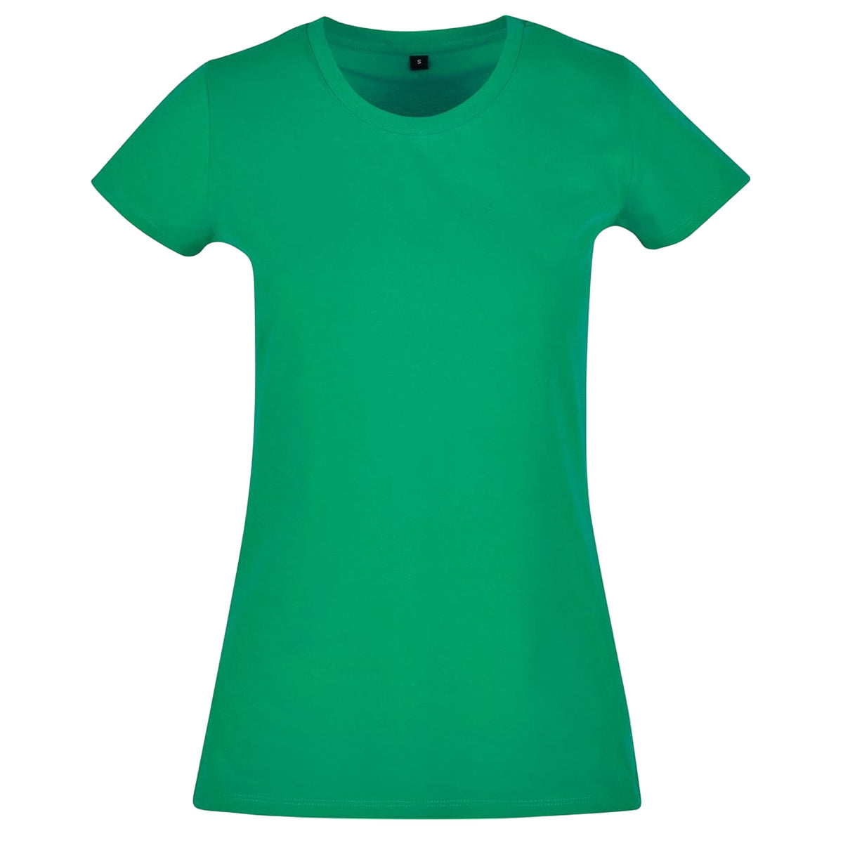Grass Green - Front - Build Your Brand Womens-Ladies Basic T-Shirt