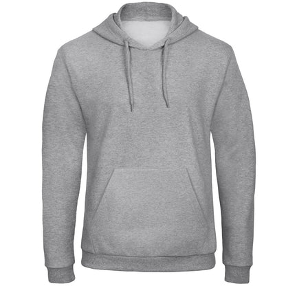 Heather Grey - Front - B&C Unisex Adult ID.203 50-50 Hoodie