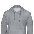 Heather Grey - Back - B&C Unisex Adult ID.203 50-50 Hoodie